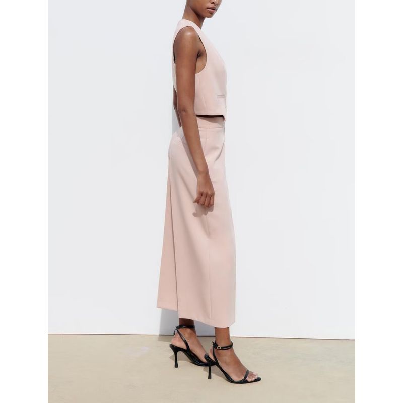 Spring New Arrival High Waist Loose Pants Pants 2955888 Sleeveless V Neck Short Vest 2966888