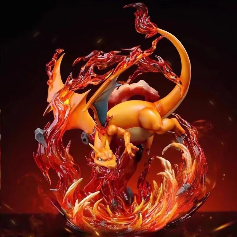 High-Quality Pokemon High-Quality Charizard High-Quality Action High-Quality Figure High-Quality 21Cm High-Quality Black High-Quality Collectible with box жёлтый