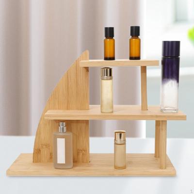 Cosmetics Storage Wooden Wood Board Organizer Building for Cupcakes