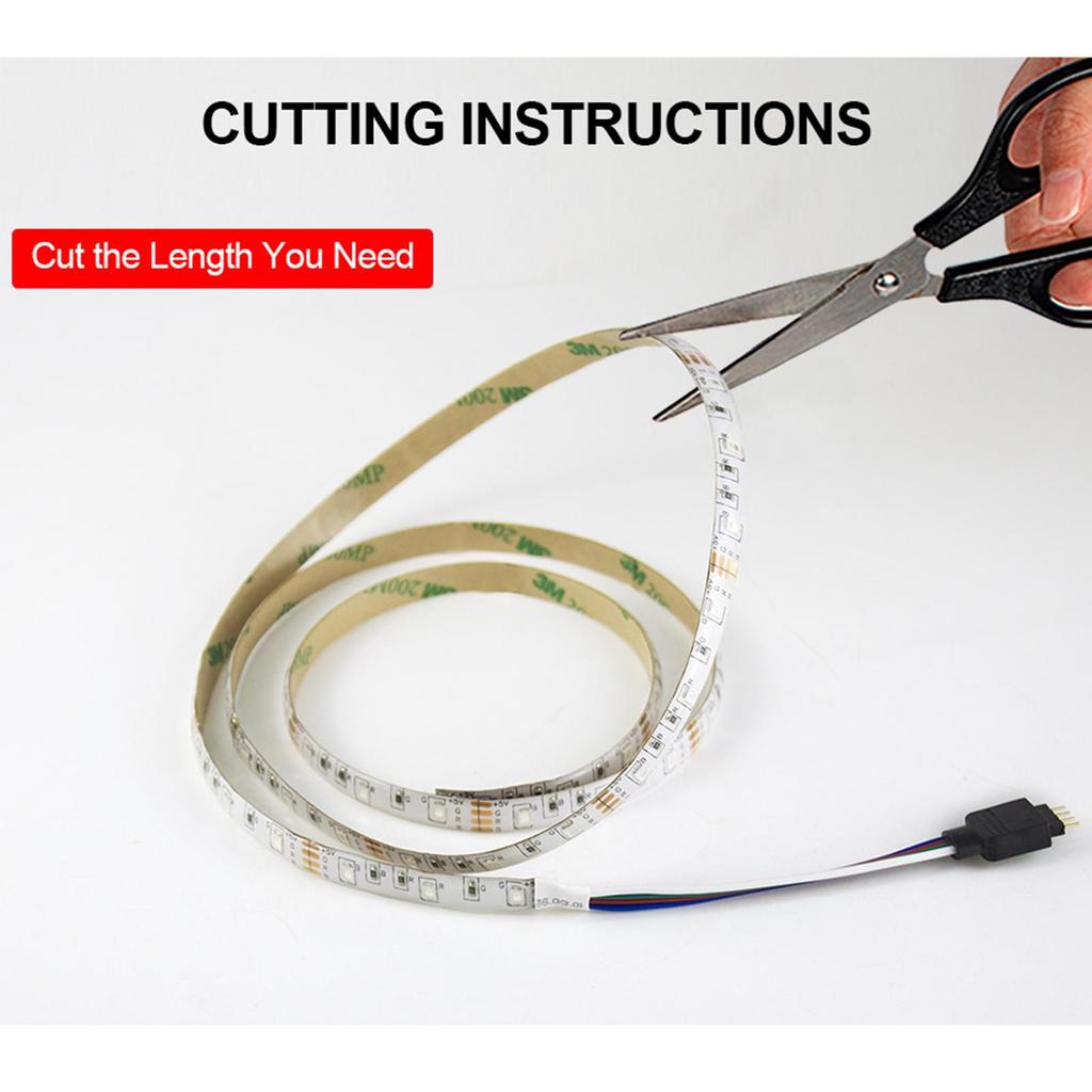 LED Lights for TV PC Gaming Monitor TV LED Backlight Remote Control Colors Changing LED Light Strip USB Powered TV Lights RGB Multicolor Light Strips