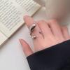 Geometrischer Metall-Antennen-Kreuzring: Vielseitiger, stilvoller Ring mit offenen Fingern für Damen