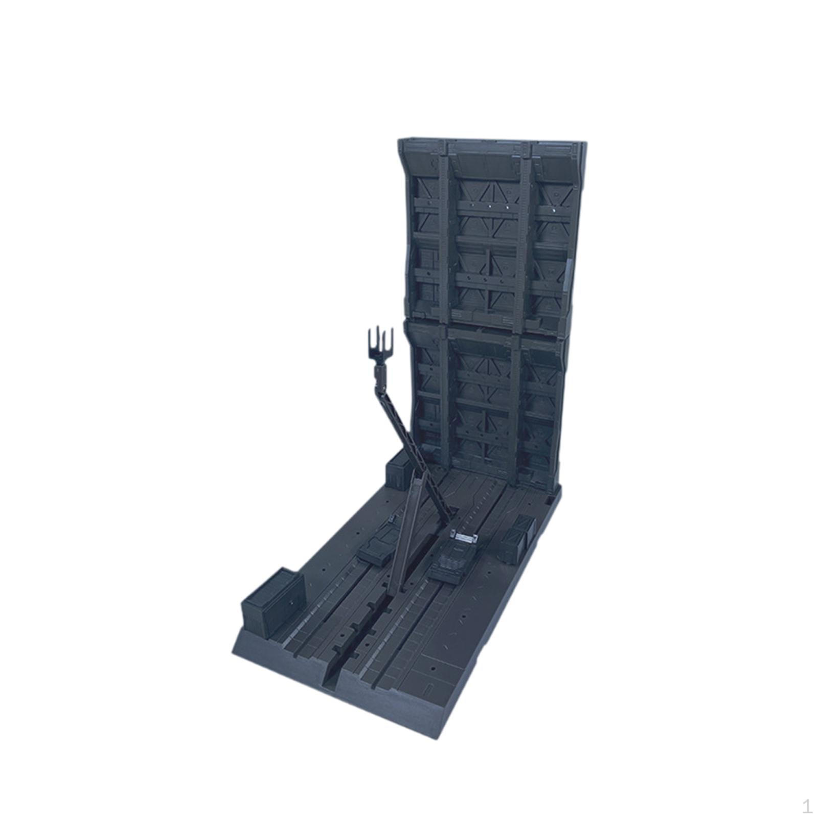 Сцепляющаяся подставка для дисплея, подставка для экшн-фигурок, с подсветкой, домашний декор для модели, мобильный органайзер для игрушек 15.5cmx28cmx31.5cm