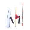 3Pcs Glass Cleaning Scraper Set Window Cleaner Tool Self Assembly Rotate Glass Cleaner Tool for Car Patio Bathroom Shower Window