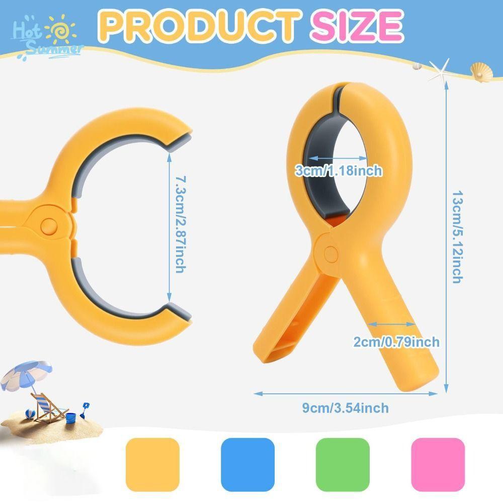 Pinces à Serviette 5,1 Pouces pour Chaises de Plage Grandes Pinces à Séchage pour Couettes Pince à Linge de Séchage Serviette de Plage