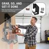 Chainsaw Wall Mount Holder Heavy Duty Chainsaw Rack Hooks Organizer for Efficient Tool Storage In Garage Shed Room