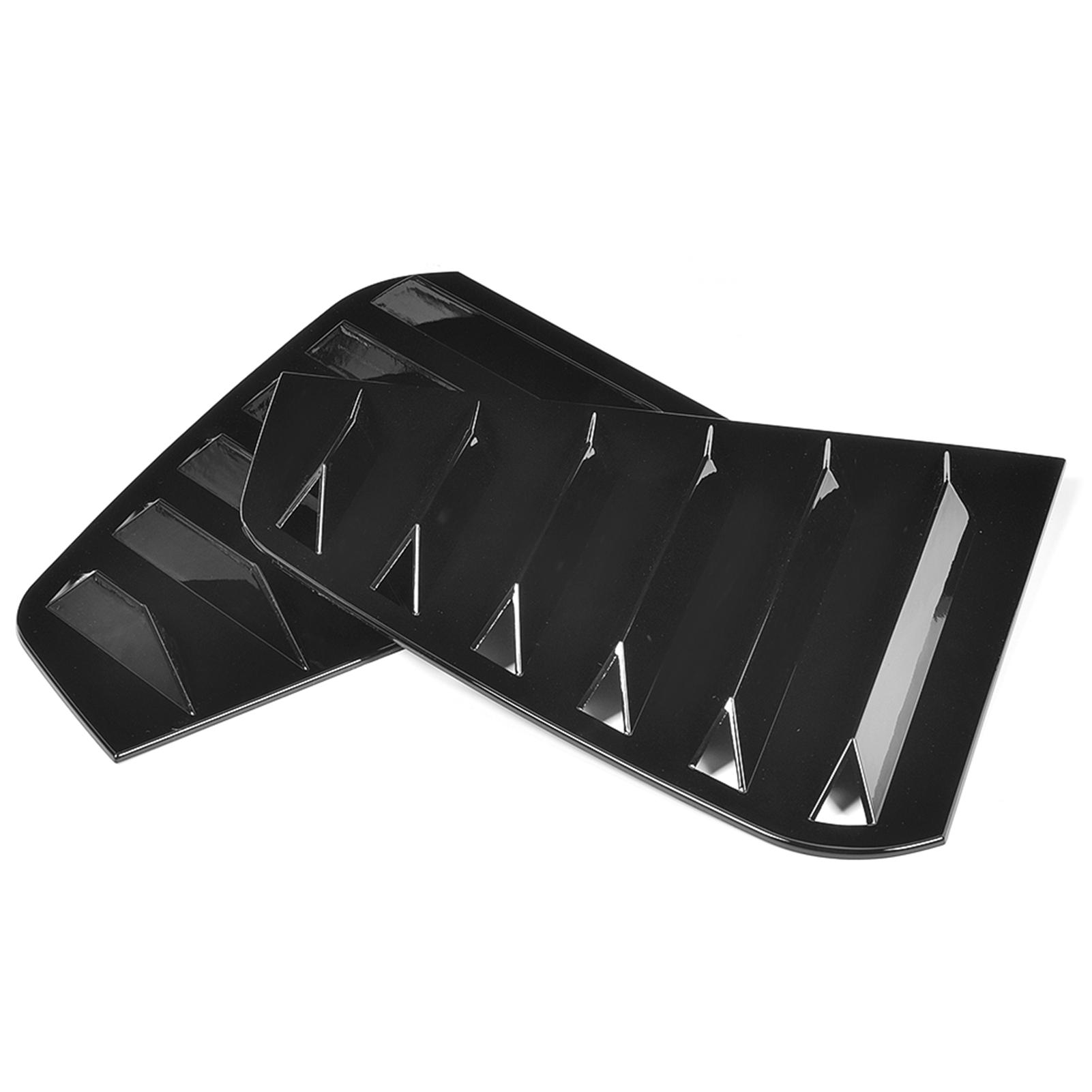 

Пара бічних вентиляційних решіток-жалюзі на вікно Модифікація автомобіля Підходить для R Mk7 Mk7.5 2013 2020Глянцевий чорний