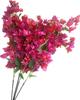 5pcs Artificial Bougainvillea Flower with Long Stem  Silk Bougainvillea Spectabilis Blossom Tree Branch