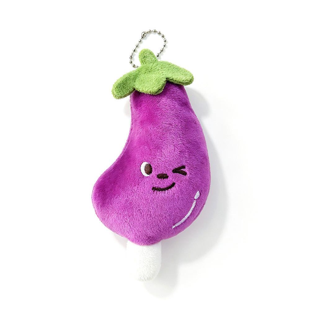 Kawaii Foodshaped Plush Pendant With Pp Cotton For Backpack And Keys