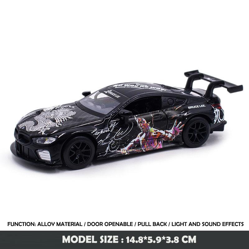 Simulation 1/32 Scale BMW M8 GTE  Aape&EVA Alloy Car Model