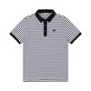 Men S STripe ShorT Sleeve T ShirT Of9622ga Black