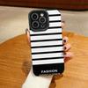 Vertical Grain Leather Simple Design Printed Soft Silicone Phone Case Back Cover with Camera Lens Full Protection for Samsung
