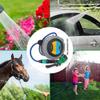 Flexible Hose Reel Automatic Reel Retractable Pipe TPU Clamping Tube Irrigation Sprayer Garden Hose Water Spray Garage Tool Car Cleaning Gray 8x12x6M