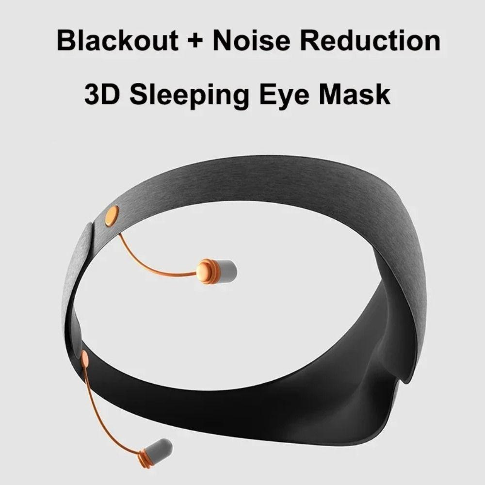 Sound Insulation Sleep Eyemask with Earplugs Light Blocking Sleeping Masks  Eye Protection