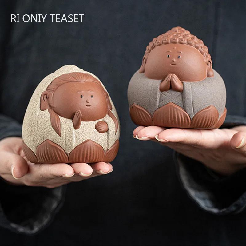 

Китайская фиолетовая глиняная скульптура, чайный питомец, персонаж, модель, статуэтка, украшение, чайная фигурка, настольные украшения, чайный сервиз, аксессуары для декора