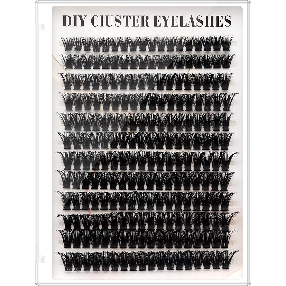 Evropské a americké DIY smíšené umělé řasy - Přirozené, Husté, Velkokapacitní Kniha horkotavných trsových řas