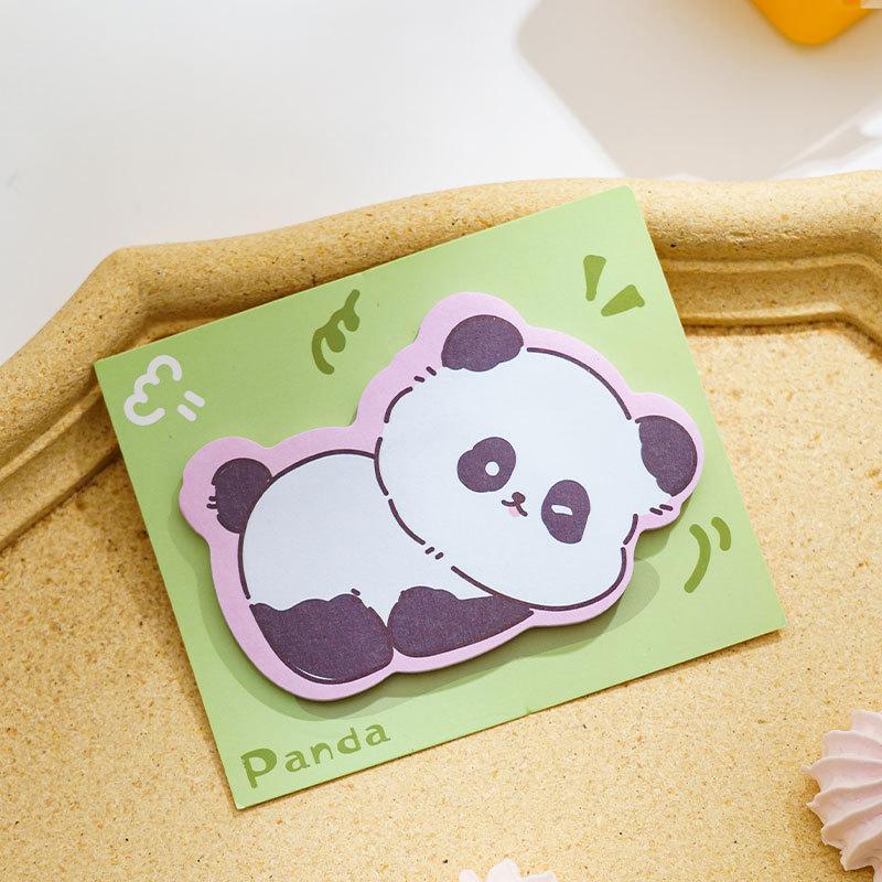 1 Piece Adhesive Kawaii Cartoon Capybara Animals Notes Notepad Memo Pad Office School Supplies Stationery Sticker