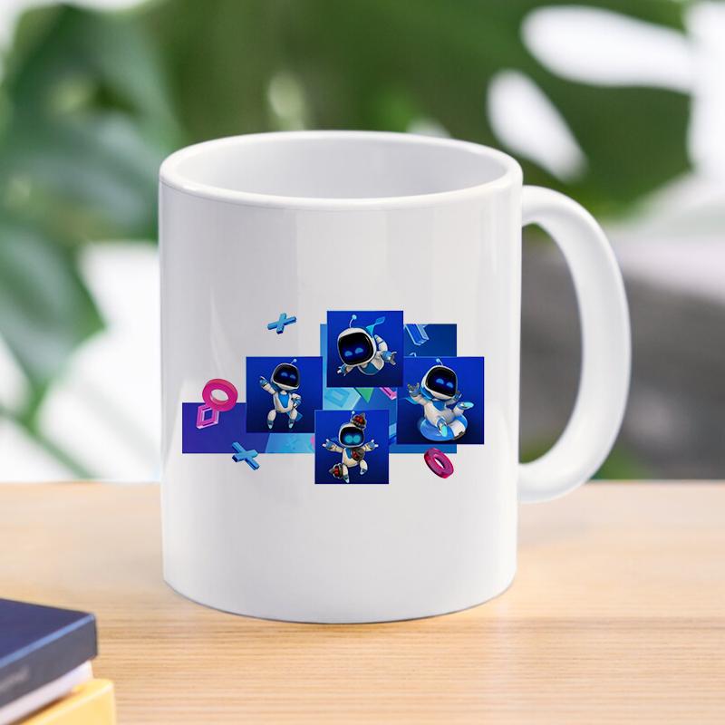 

Игровая чашка Astro Bot, мультяшная кофейная кружка с изображением астронавта, креативный дизайн, керамическая чашка для воды и молока, подарок для друзей, девочек и мальчиков, для детей, 11 унций 6