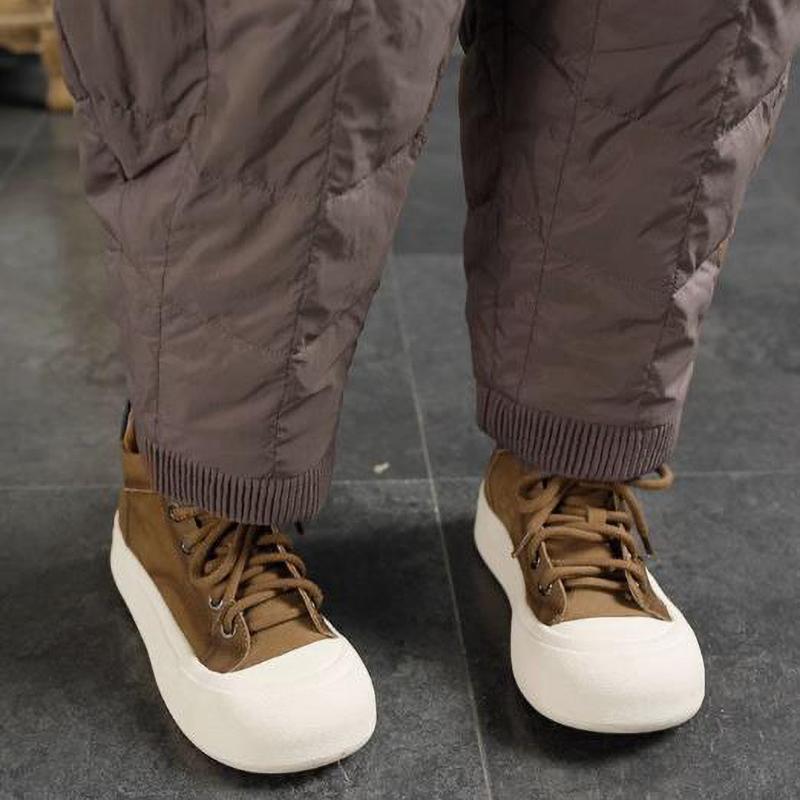 Weight Warm Down Trousers Winter Outerwear Work Trousers Windproof Harem Pants Women