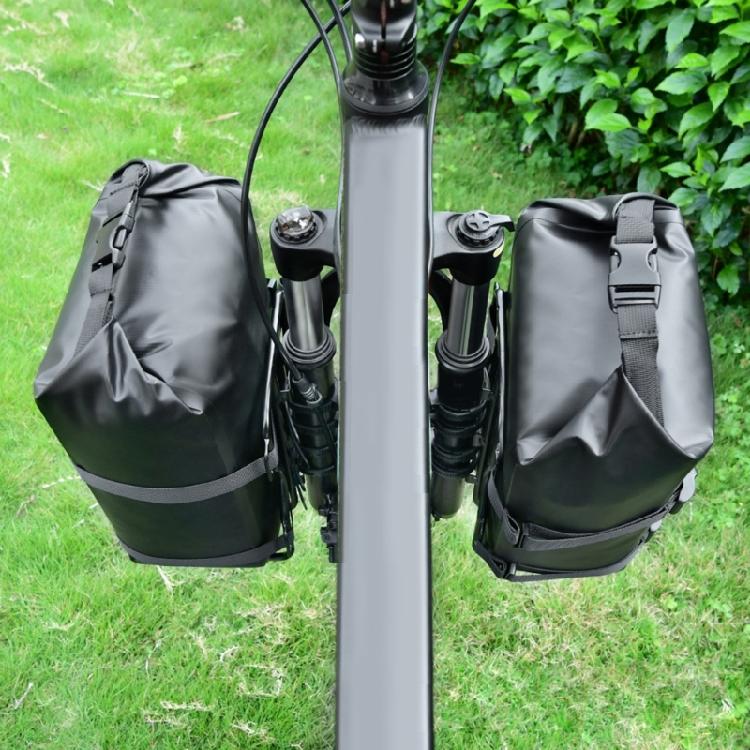Light Weight Metal Bicycles Front Fork Rack Suitable For Various Models Perfect for Tourings Camping and Daily Commutes