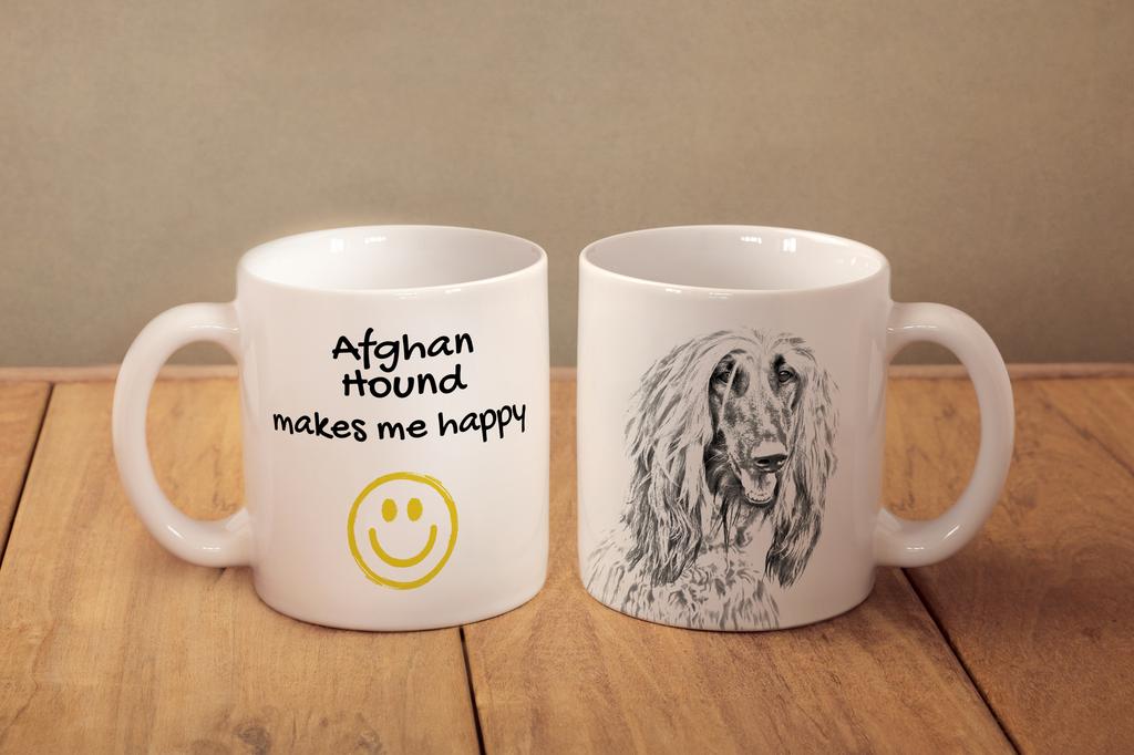 Afghan Hound, Tazi – Cup with a dog, cheerful cup for a dog lover | Art-Dog