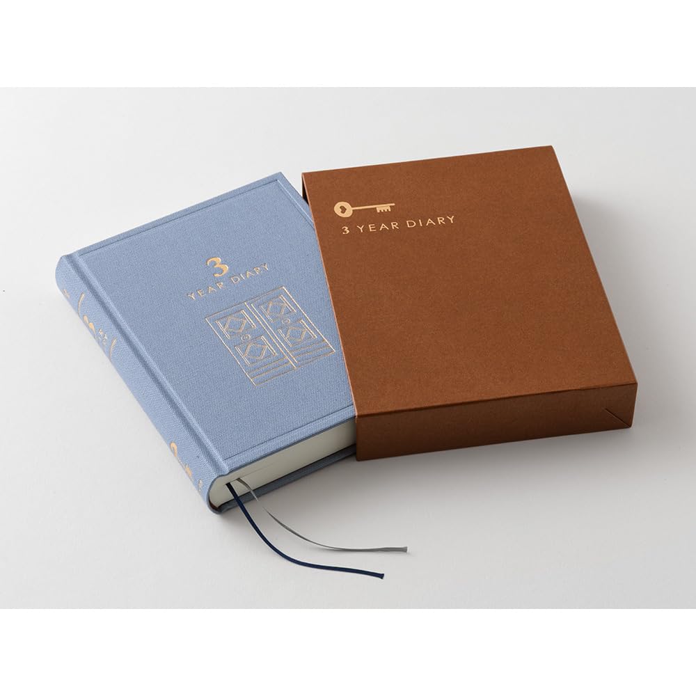 Midori Diary, 3-Year Use, Mini, Blue-Purple, 12711006
