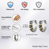 Creative Unique Design Textured Metal Chunky Hoop Earrings for Men Fashion Hiphop Party Piercing Jewelry Gifts