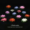 Floating Pool Light Waterproof Lily Pad Flower Candle Funny Lotus Pool Lamp Decorative River Lantern Wedding Festival Decoration