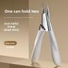 Professional Stainless Steel Toenail Clippers for Ingrown Nails, Straight Edge Sharp Blade, Modern Design, Unscented