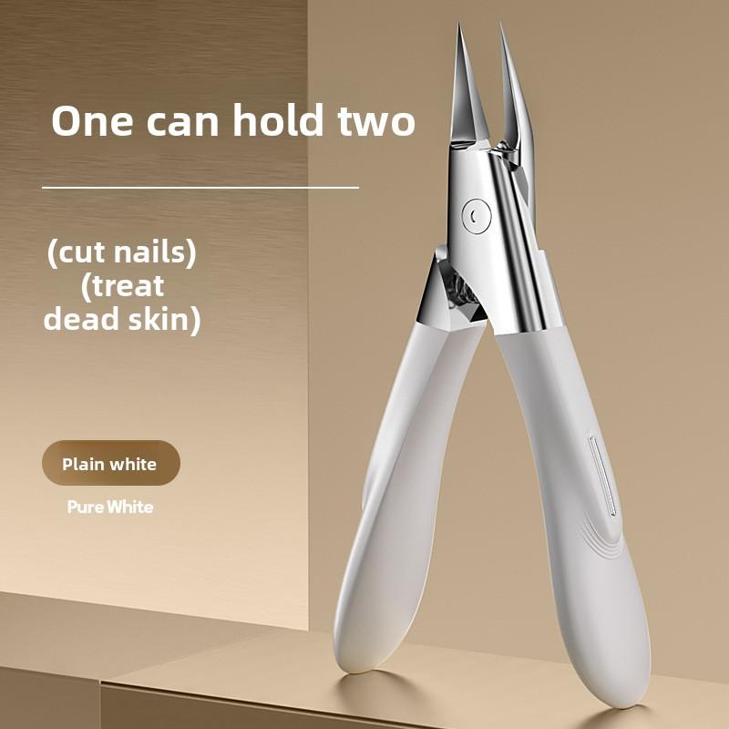 Professional Stainless Steel Toenail Clippers for Ingrown Nails, Straight Edge Sharp Blade, Modern Design, Unscented