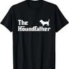 The Houndfather Basset Hound Dad Funny Dog Gifts For Men T-Shirt