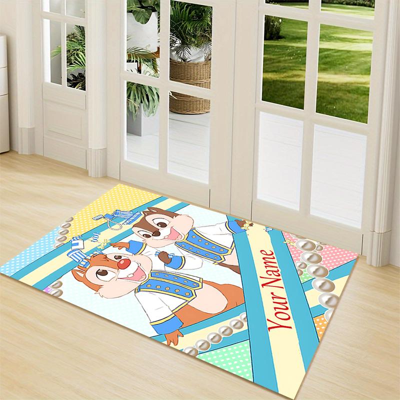 Custom Name Chip 'n' Dale Adventure Carpet Rug Customizable Soft Washable Anti-Slip Home Living Room Sofa Mats Personalized Rug. 0909390