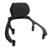 Motorcycle Passenger Low Backrest Bar with Back Rest Pad Docking Hardware Kits Detachable Rear Back