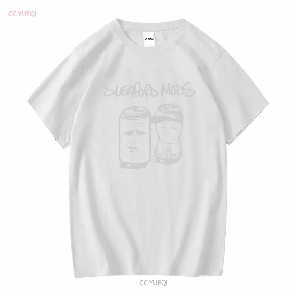 Sleaford Mods T Shirt English Post Punk Music Duo Electro Jason Williamson Andrew Fearn Black White long or short sleeves