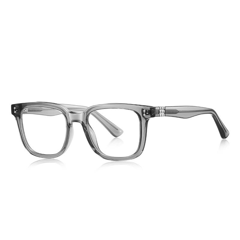 Unisex Square Reading Glasses Anti Blue Light TR90 Rivets Presbyopic Eyeglasses Radiation Protection Optical Glasses