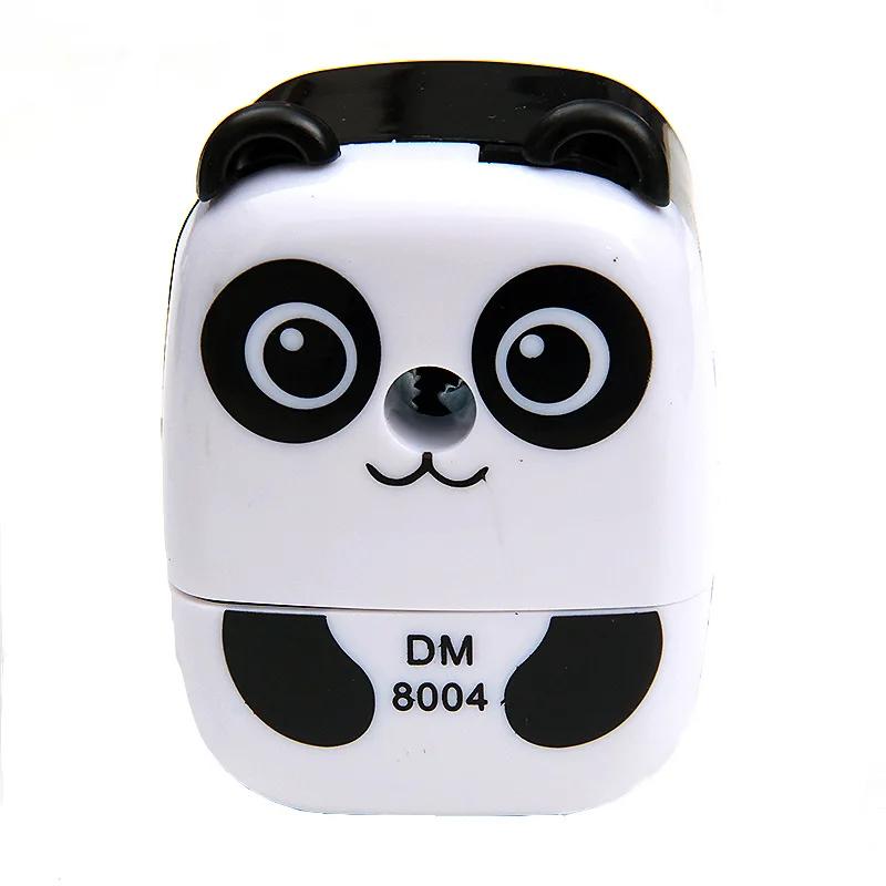 Cartoon Panda Tiger Bleistiftspitzer Handkurbel Tragbar Kinder Schule Bürobedarf Süßer Tier Spitzer Schüler Schreibwaren