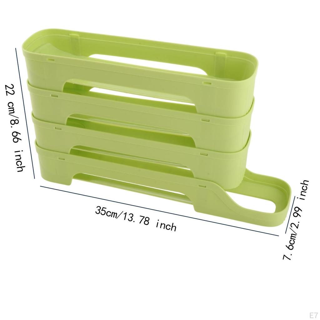 Egg Container for Refrigerator with Sliding Mechanism Kitchen Use