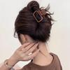 Hair Claw Matte Texture Mini Hair Clip Stable Grip No Flattening Non-Slip Tooth Small Semi-Tied Hair Clip Hair Accessory