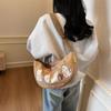 Canvas bag large capacity new student dumpling bag niche casual versatile bag messenger bag female