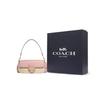 Coach Morgan 27 Removable Shoulder Strap Canvas And Leather Tote Shoulder Bag Large Women Bags Khaki Pink CE621-IMSWZ