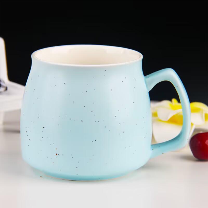 

New Kawaii Mugs Creative Cartoon Ceramic Coffee Cup With Lid Spoon Cute Personality Mugs Office Milk Tea Breakfast Water Cup 400ml