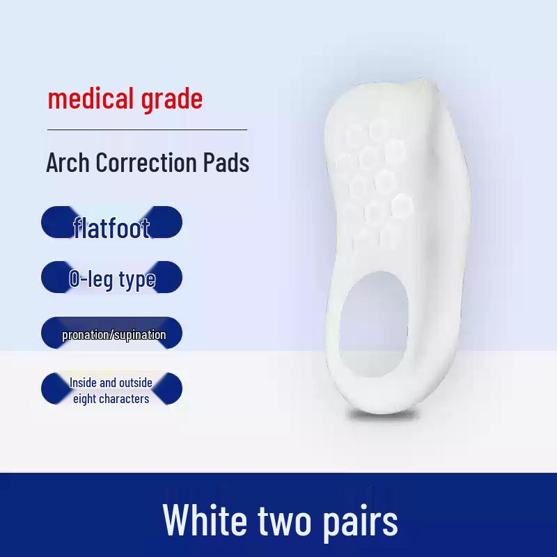 Wkładki ortopedyczne do podparcia wysokiego łuku stopy i korekcji płaskostopia - Unisex, Koryguje koślawość kolan i odchylenie stopy