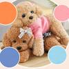 Realistic Toy Poodle Plush Perfect as a Birthday Toy Poodle Animal Body Animal Kindergarten Entry Soft and Cute for Children and Sleeping Style 35cm