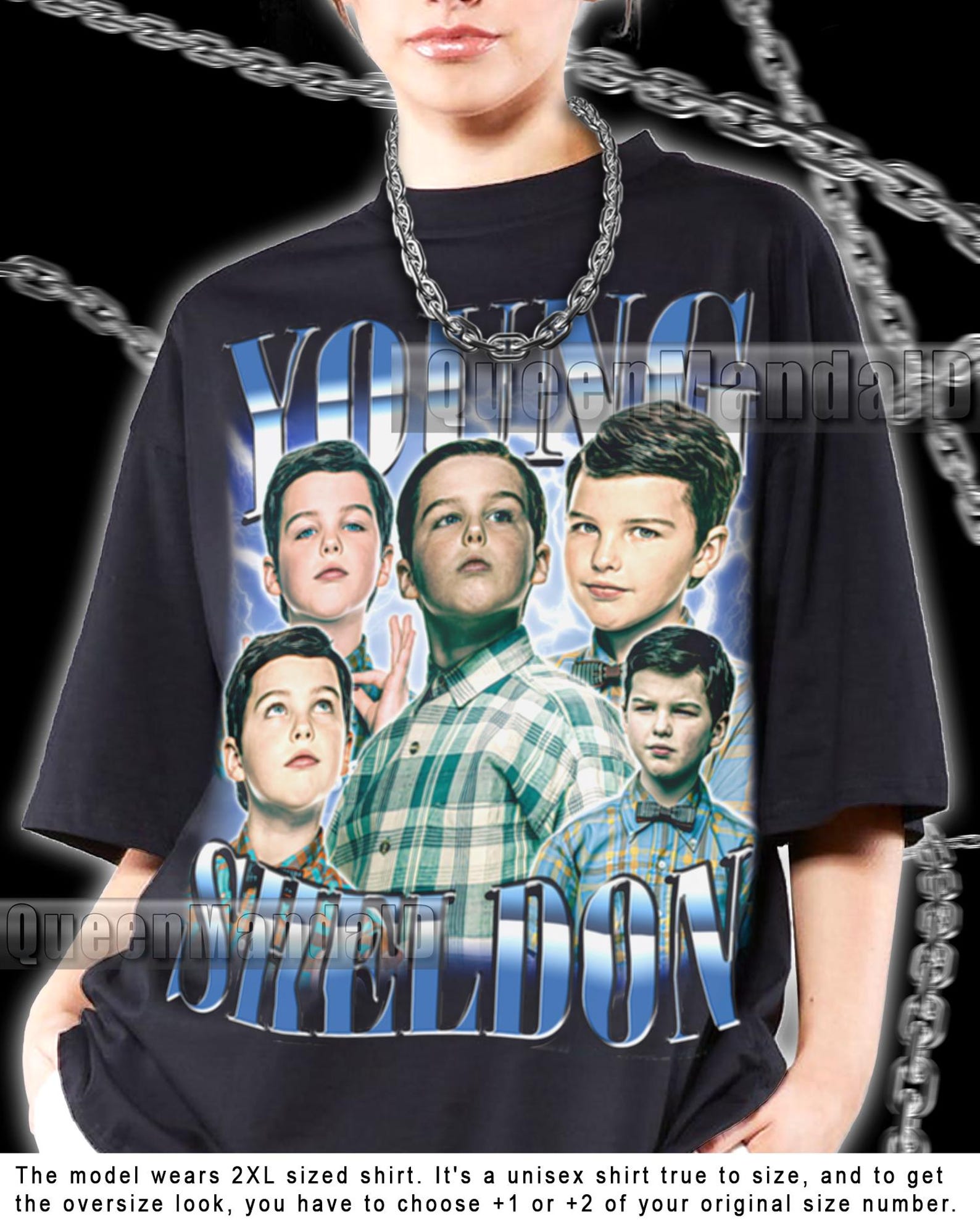 Young Sheldon Vintage 90s T-Shirt, Retro Fan Gift Tee R076 M