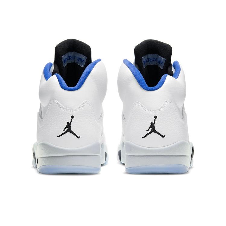 Air Jordan 5 Retro Stealth 2.0 Herren Sneaker Weiß Schwarz Hyper-Royal DD0587-140