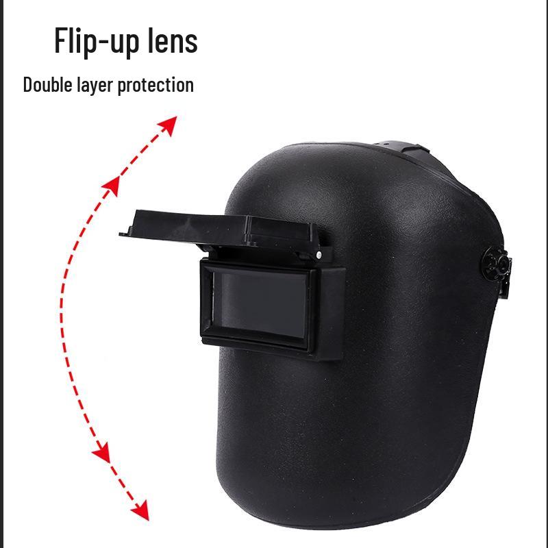 Argon Arc Welding Mask with Face Shield & Head-Mounted Cap for Safety Protection