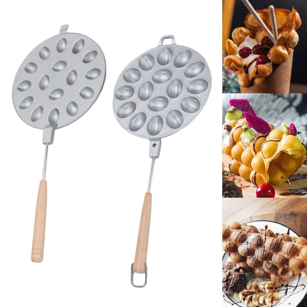 16 Holes Nut Cookies Maker Wood Handle Walnut Cookie Mold Nut Pastry Tool Home Kitchen Baking