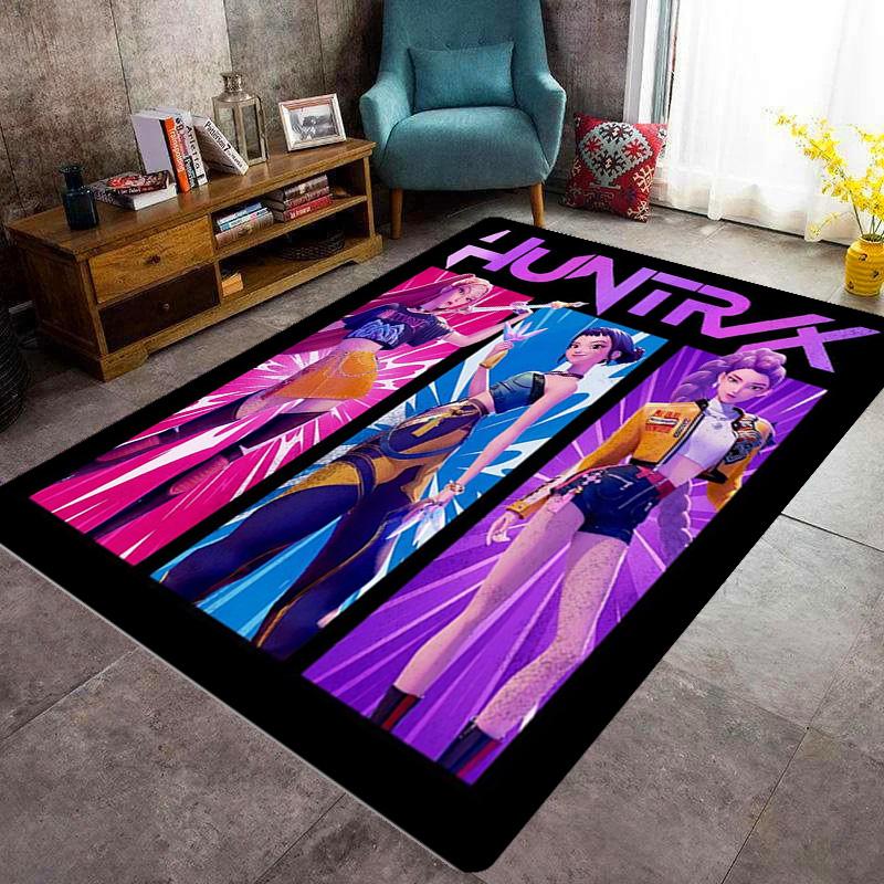 Dynamic Warriors: Action Adventure carpet Doormat Suitable for all seasons Art Office chair cushion Protective pad