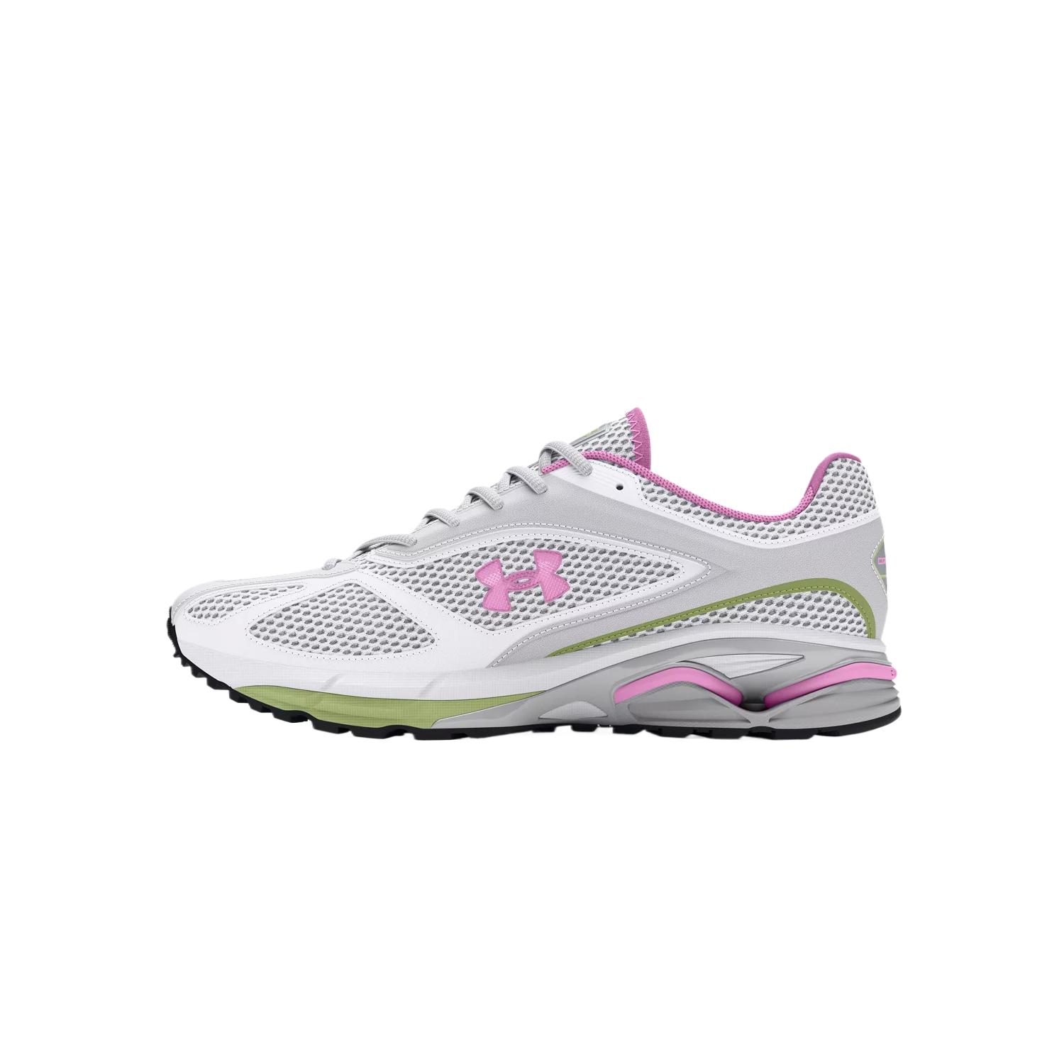 

Under Armour Apparition белые ретро зеленые розовые унисекс кроссовки Stellar-Pink 3027595-114 38.5