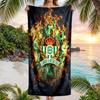 Toalla de Playa de Fútbol Real Betis Suave Microfibra Toalla de Verano Secado Rápido Absorbente para Playa Piscina Viaje