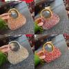 Acrylic Mini Childrens Clutch Bag With Rhinestone Embellishments For Daily Use